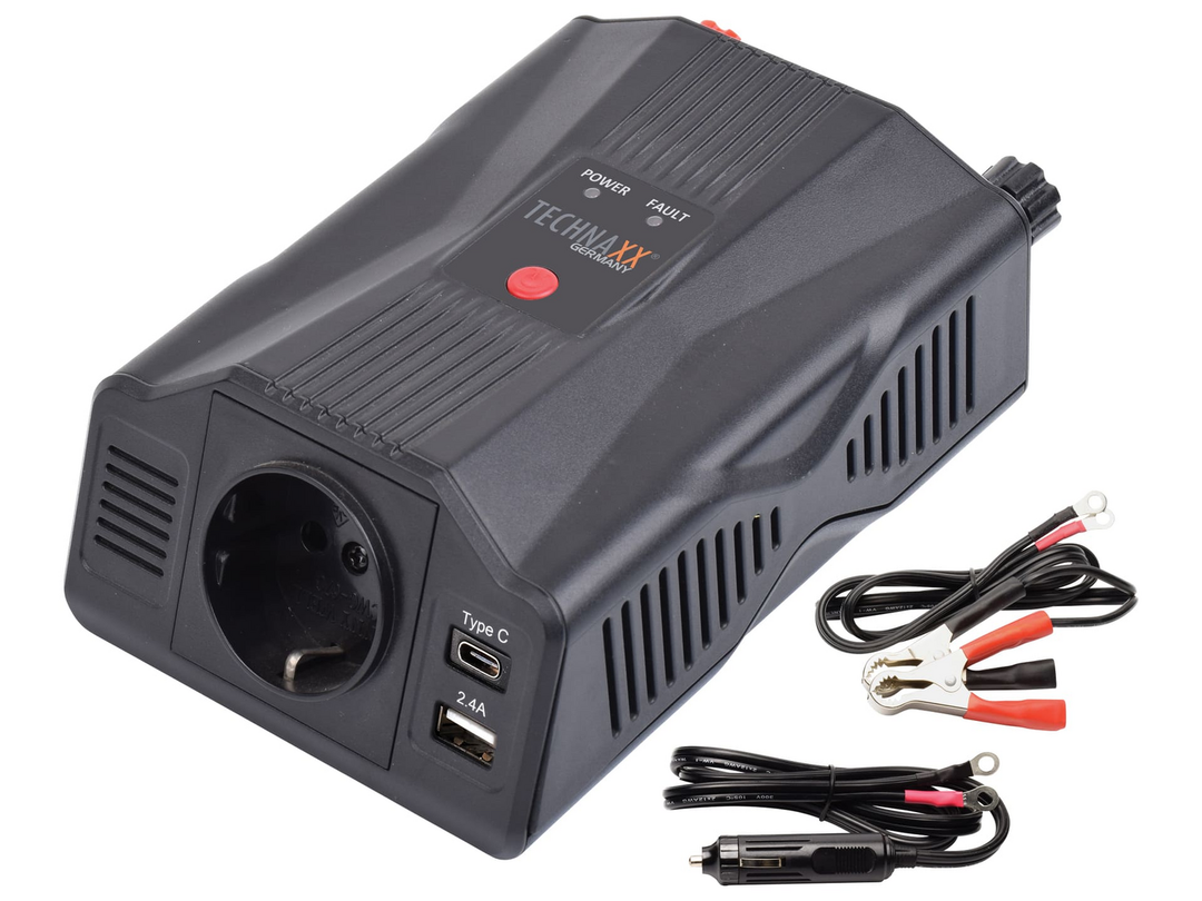 Technaxx Wechselrichter Inverter Te24 12/230 V 300 W Stromwandler Spannungswandler B-Ware - 4260358125602