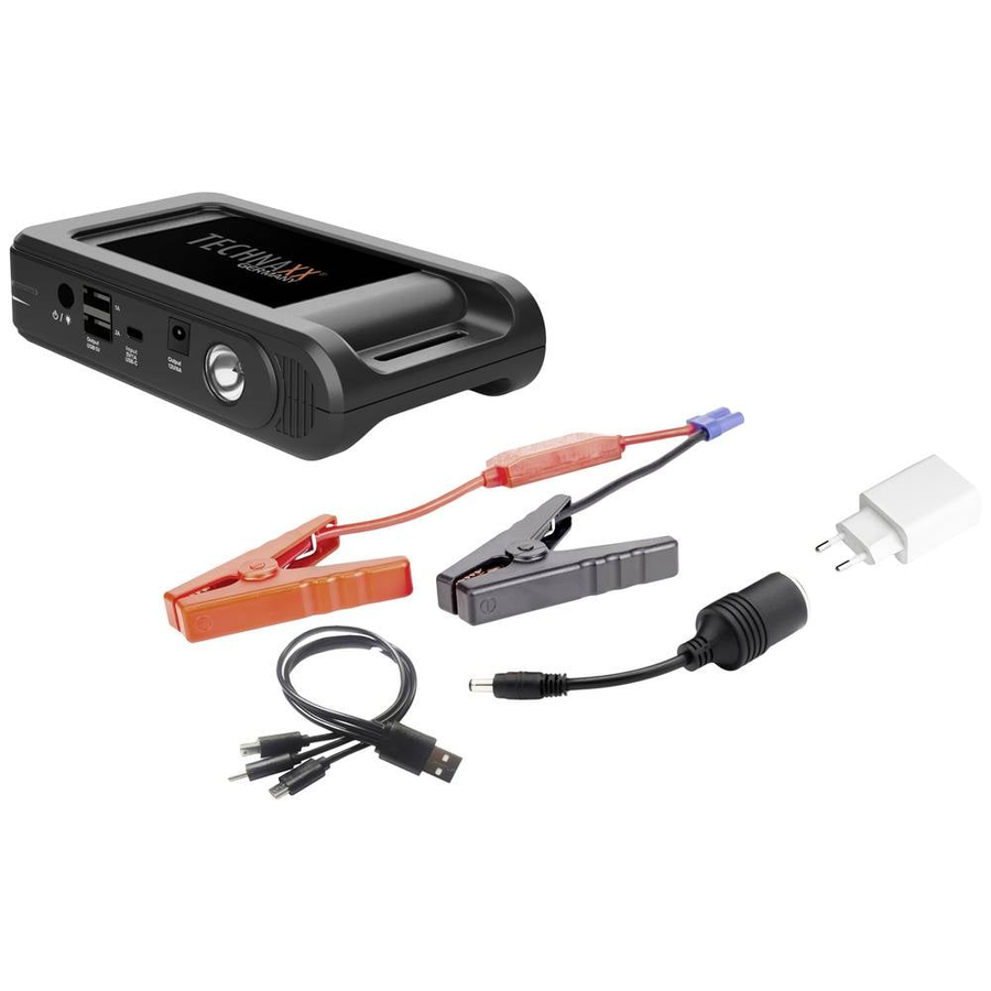 Technaxx Schnellstartsystem Startergerät Starthilfestrom Tx 218 5030 12 V 350 A B-Ware - 4260358125619