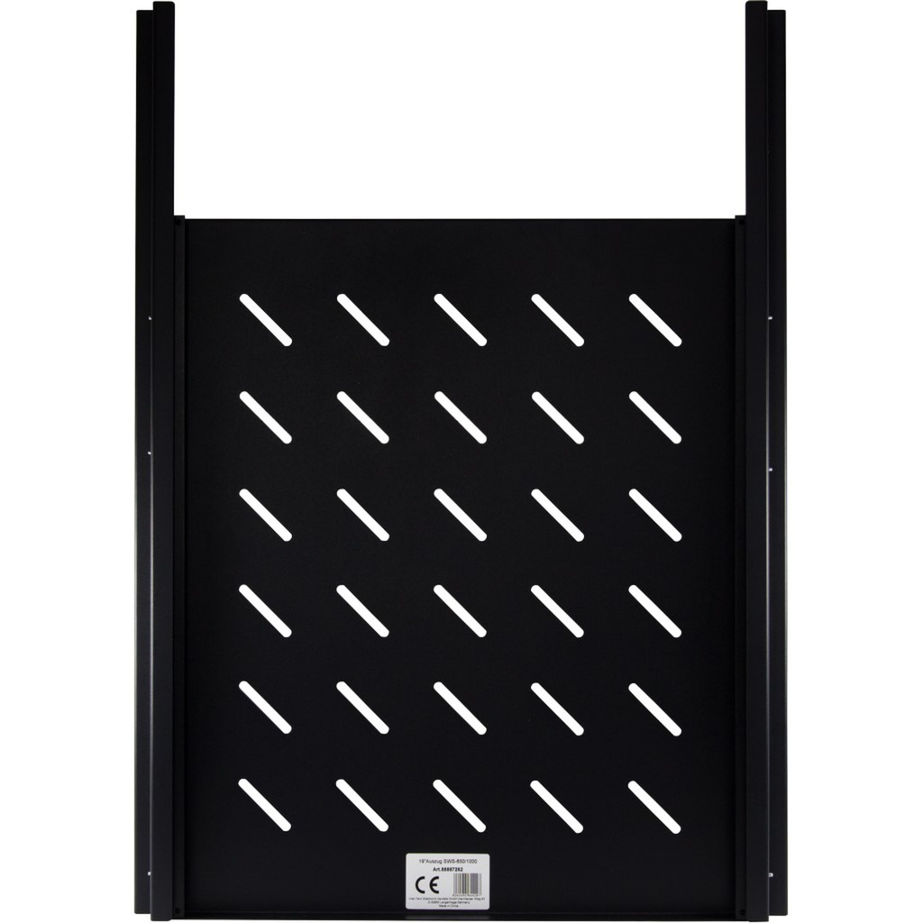 Inter Tech Einbauboden Sws 650/1000 Rackboden 19 Zoll Teleskopschienen Schwarz B-Ware - 4260455644297