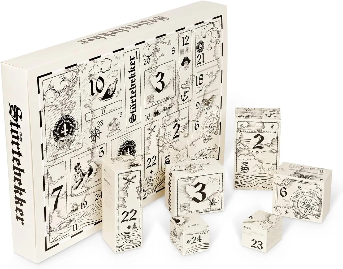 B-Ware Störtebekker Adventskalender Kosmetik Männerpflege Bartpflege Rasur Körperpflege - 4260554493512