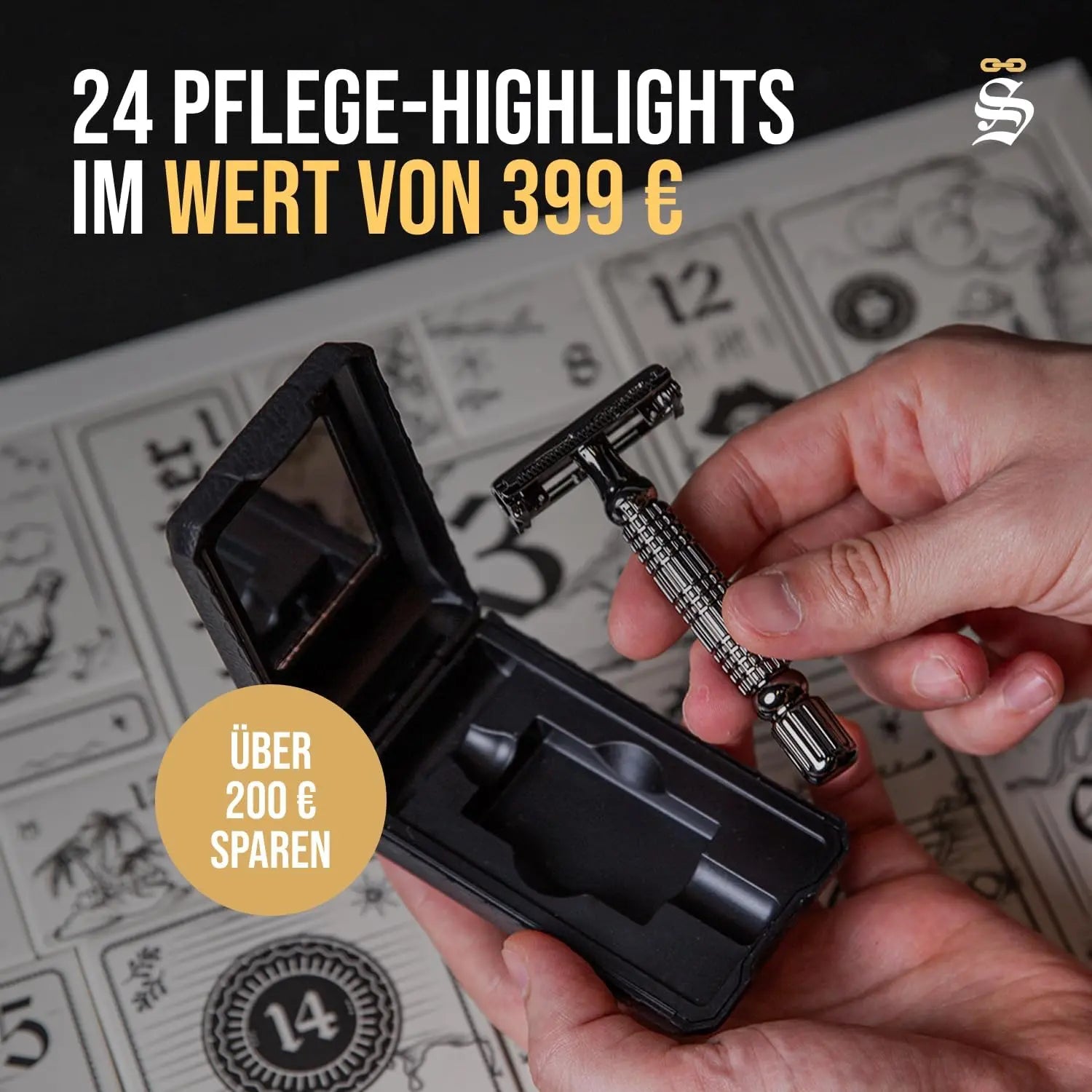 B-Ware Störtebekker Adventskalender Kosmetik Männerpflege Bartpflege Rasur Körperpflege - 4260554493512