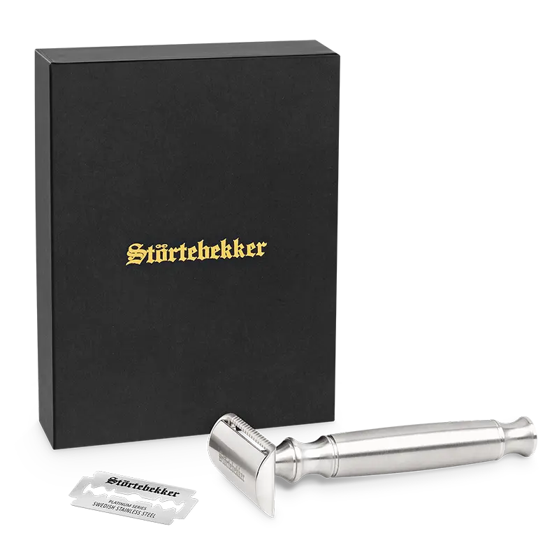 B-Ware Störtebekker Rasierhobel Rasierer Premium Rostock Edelstahl Klassische Rasur - 4260554494700