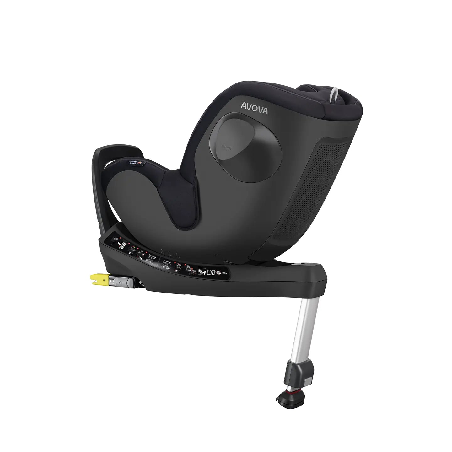 B-Ware Avova Sperber Fix 61 Kindersitz Autositz Reboarder 360 Grad Schwarz Pearl Black - 4260621460201