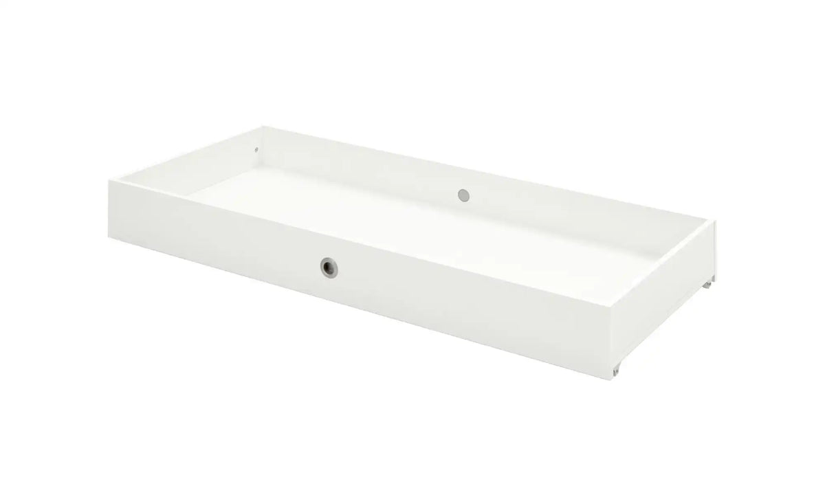 Arthur Berndt Möbelfabrik Bettschubkasten Schublade weiß Rollen Holz 137x63x16 - 4260633363927