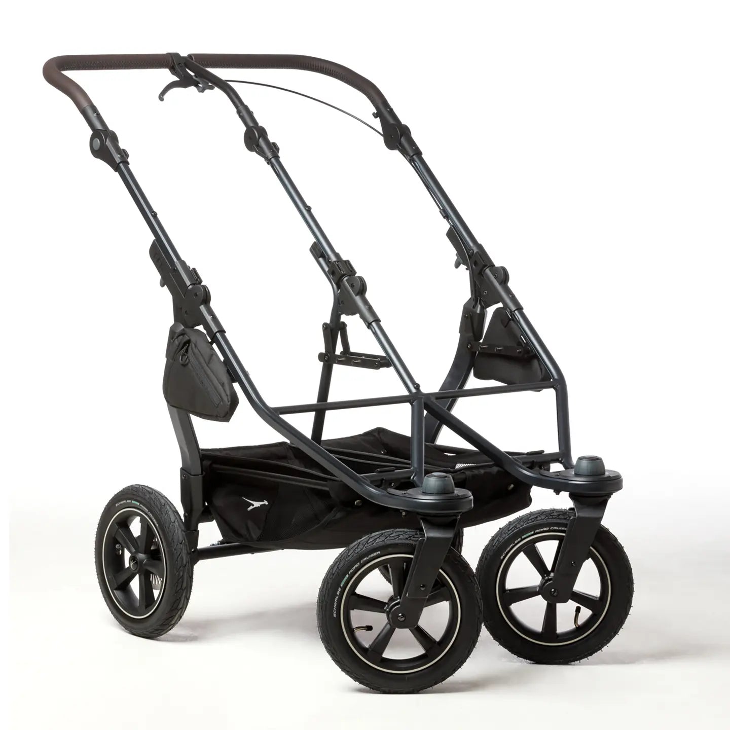 B-Ware Tfk Duo2 Gestell Mit Luftreifen Kinderwagen Schwarz Zwillingswagen Flexibilität - 4260643474569