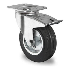 B-Ware Cascoo Lenkrolle Mit Totalfeststeller ø 200 Mm Serie Sws4 Rollenlager
