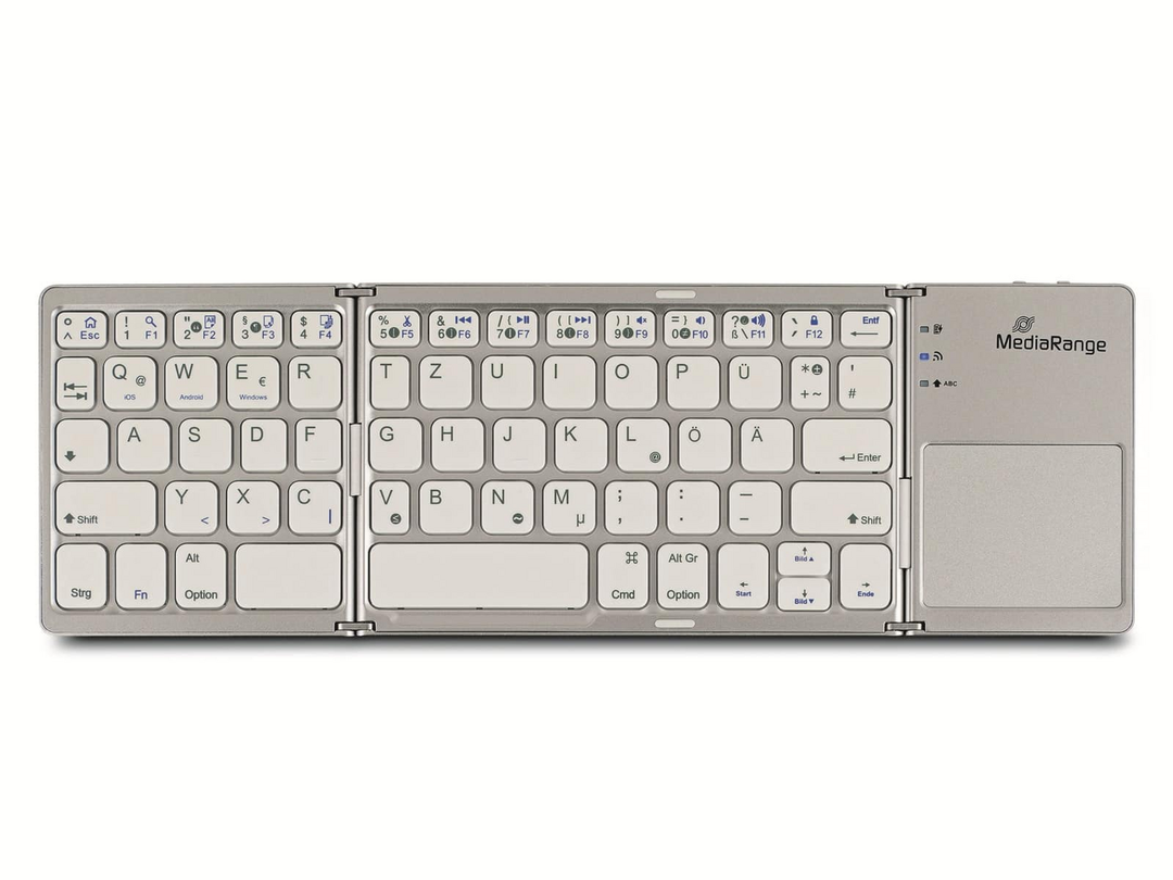 Mediarange Funk Tastatur Keyboard Wireless Mros133 Touchpad Silber Kabellos  B-Ware - 4260664871781