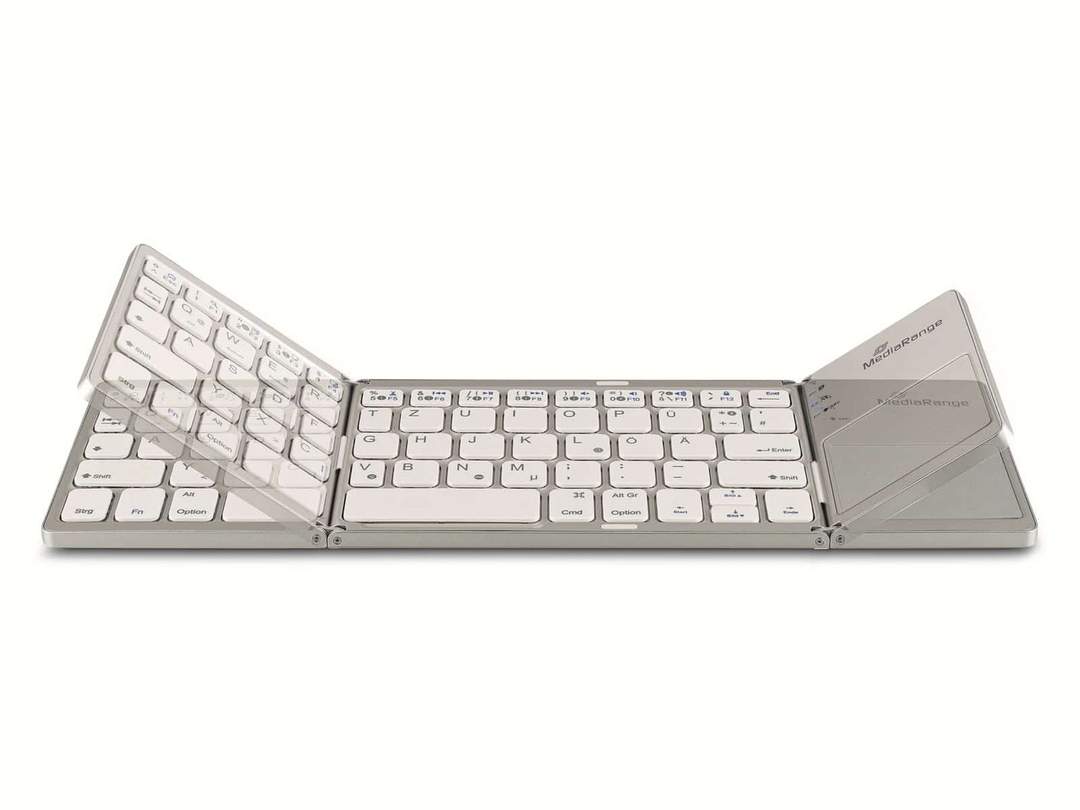 Mediarange Funk Tastatur Keyboard Wireless Mros133 Touchpad Silber Kabellos  B-Ware - 4260664871781