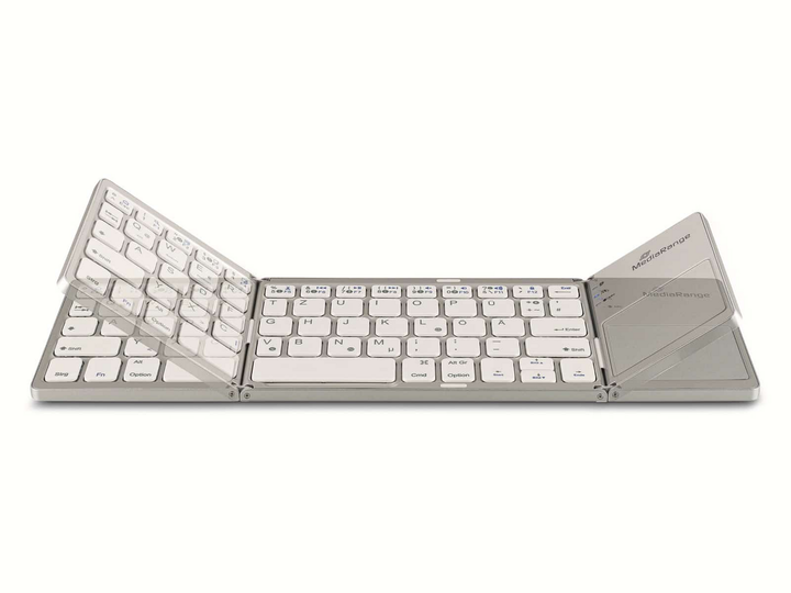 Mediarange Funk Tastatur Keyboard Wireless Mros133 Touchpad Silber Kabellos  B-Ware - 4260664871781