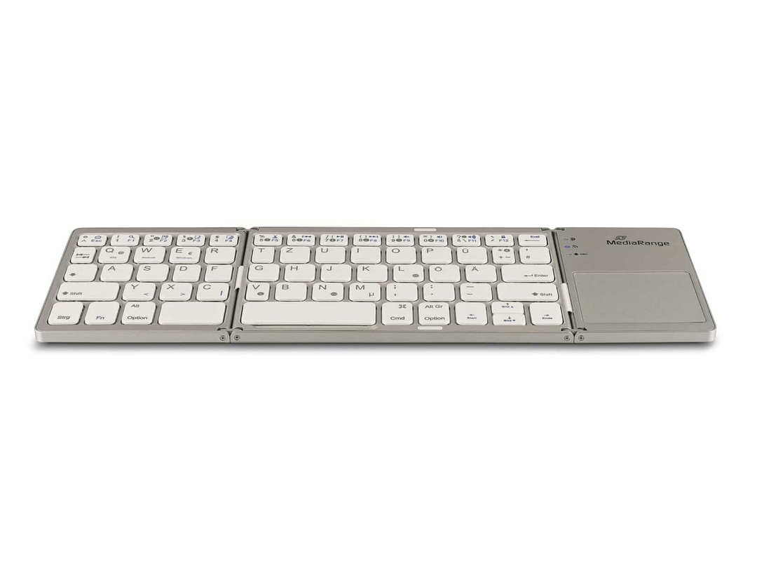Mediarange Funk Tastatur Keyboard Wireless Mros133 Touchpad Silber Kabellos  B-Ware - 4260664871781