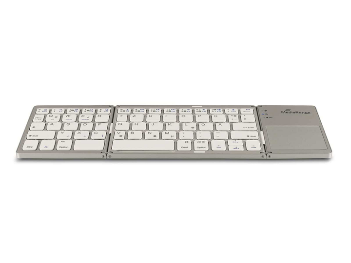 Mediarange Funk Tastatur Keyboard Wireless Mros133 Touchpad Silber Kabellos  B-Ware - 4260664871781