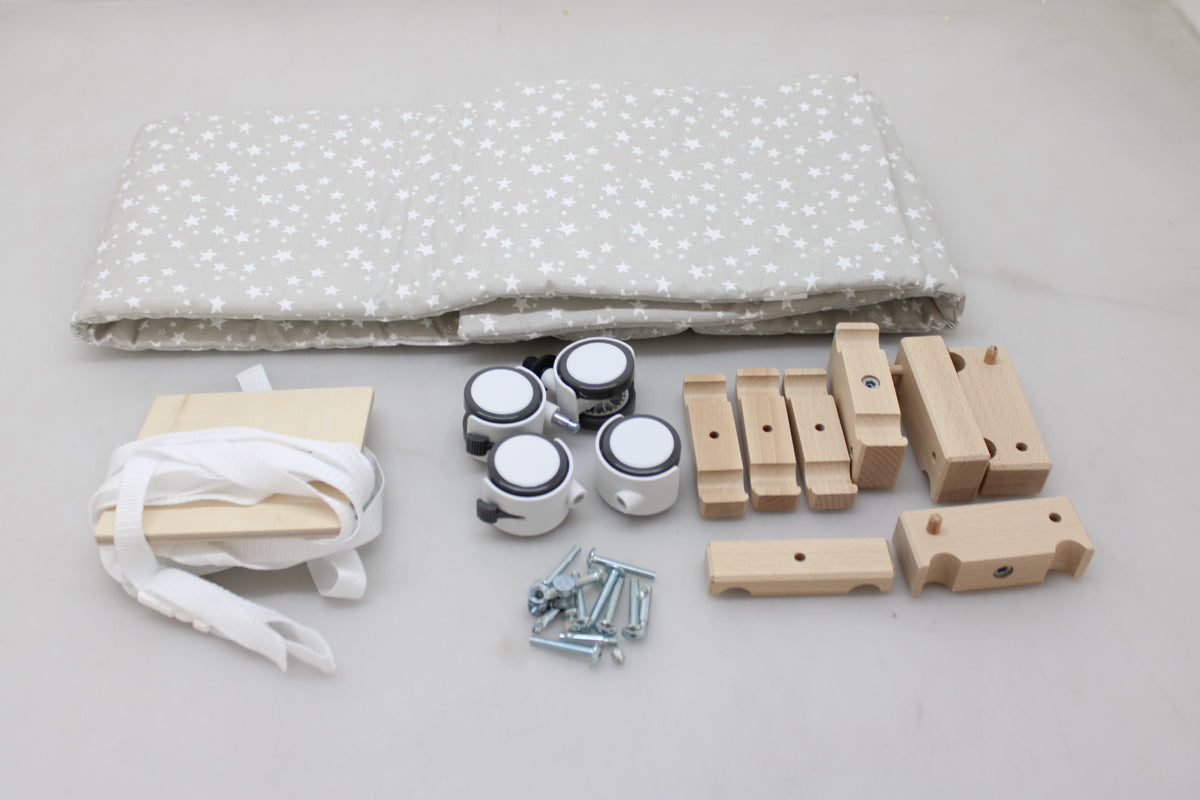 babybay Beistellbett Zustellbett Boxspring XXL natur Kinderbett SIEHE TEXT/FOTO - 4262356530341