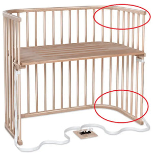 B-Ware Babybay Beistellbett Zustellbett Boxspring Xxl Natur Kinderbett Siehe Text/Foto