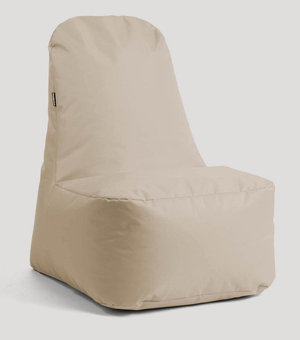 B-Ware Mokebo Sitzsack Outdoor Kissen 'Der Däumchendreher' Outdoorstoff Beige Khaki 901