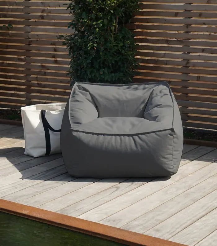 B-Ware Mokebo Sitzsack Bodenkissen Outdoor Bean Bag Eps Perlen Anthrazit Der Sunnyboy - 4262436126099