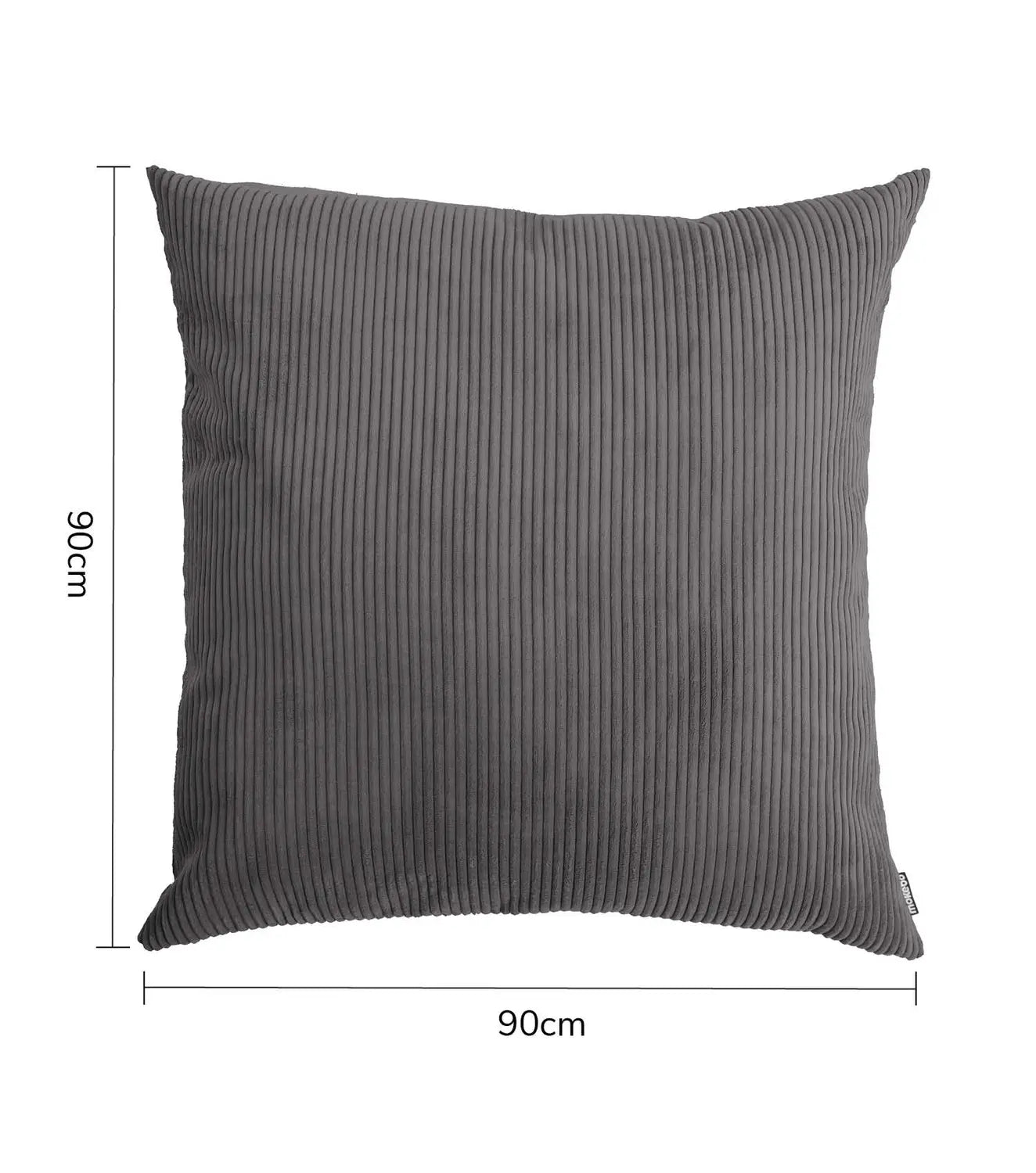 B-Ware Mokebo Xxl Kissen Das Anschmiegsame Sofakissen Jumbokissen Cord Anthrazit 90 Cm - 4262436126815