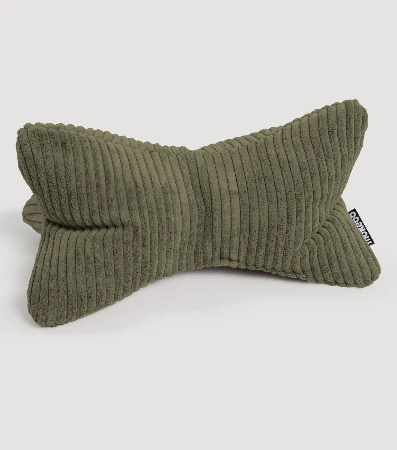 Mokebo Nackenkissen Der Leseknochen Buchstütze Cordstoff Olive Kissen Bouclé
