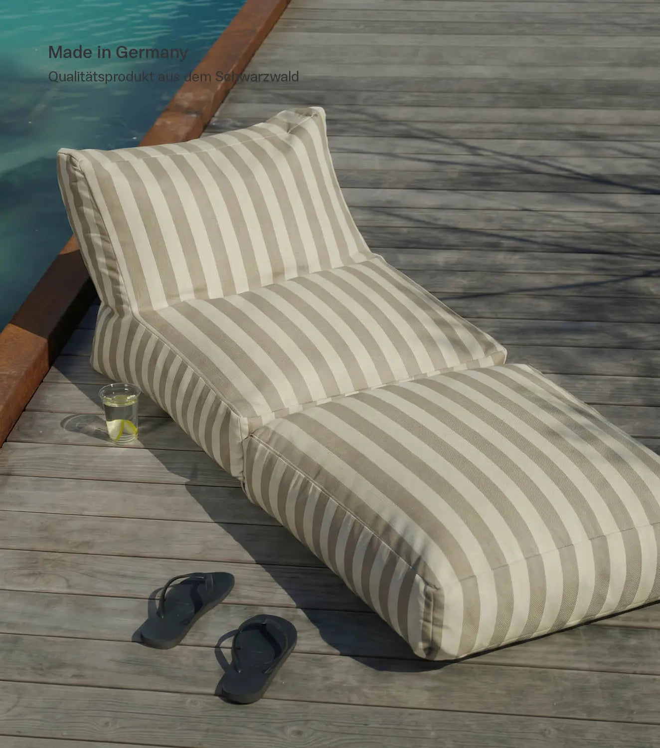 B-Ware Mokebo Sitzsack Outdoor Kissen Summerdream Creme Sand Liegekissen Garten Sitz - 4262436127423
