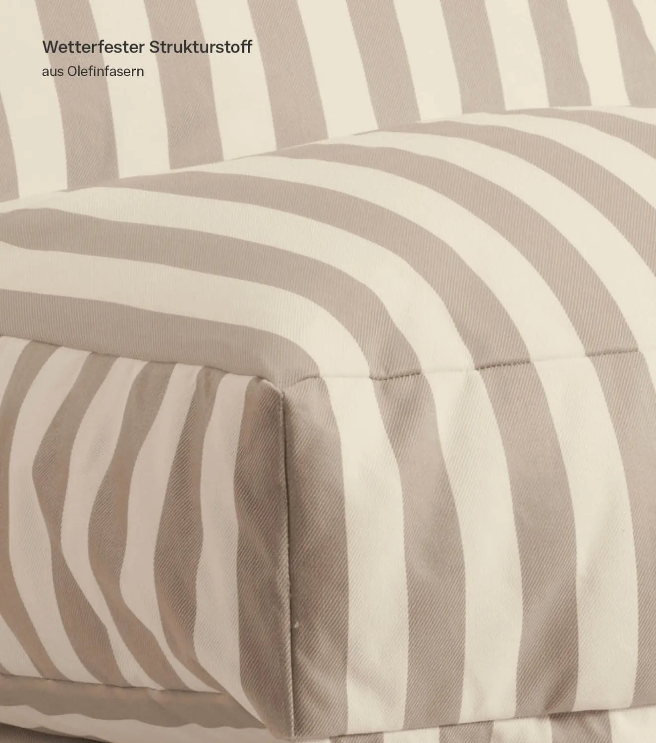 B-Ware Mokebo Sitzsack Outdoor Kissen Summerdream Creme Sand Liegekissen Garten Sitz - 4262436127423