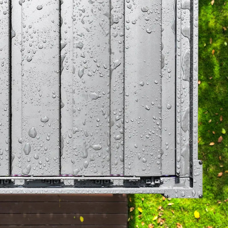 B-Ware Mirador Pergola Pavillon Lamellendach Anthrazit Garten Terrasse Outdoor 3 X 3 M - 4262440690722