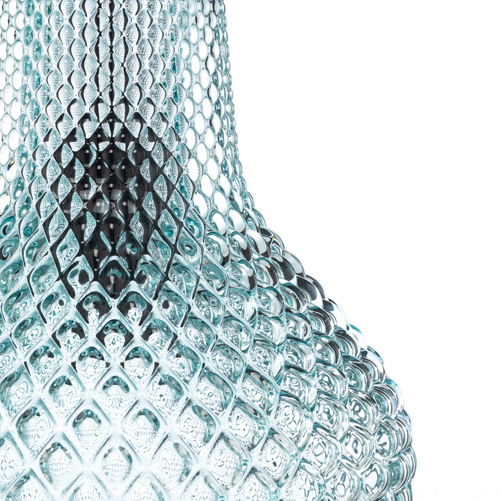 Lindby Hängeleuchte Drakar hellblau Glas Ø 25 cm Deckenlampe Lampe Leuchte Spot