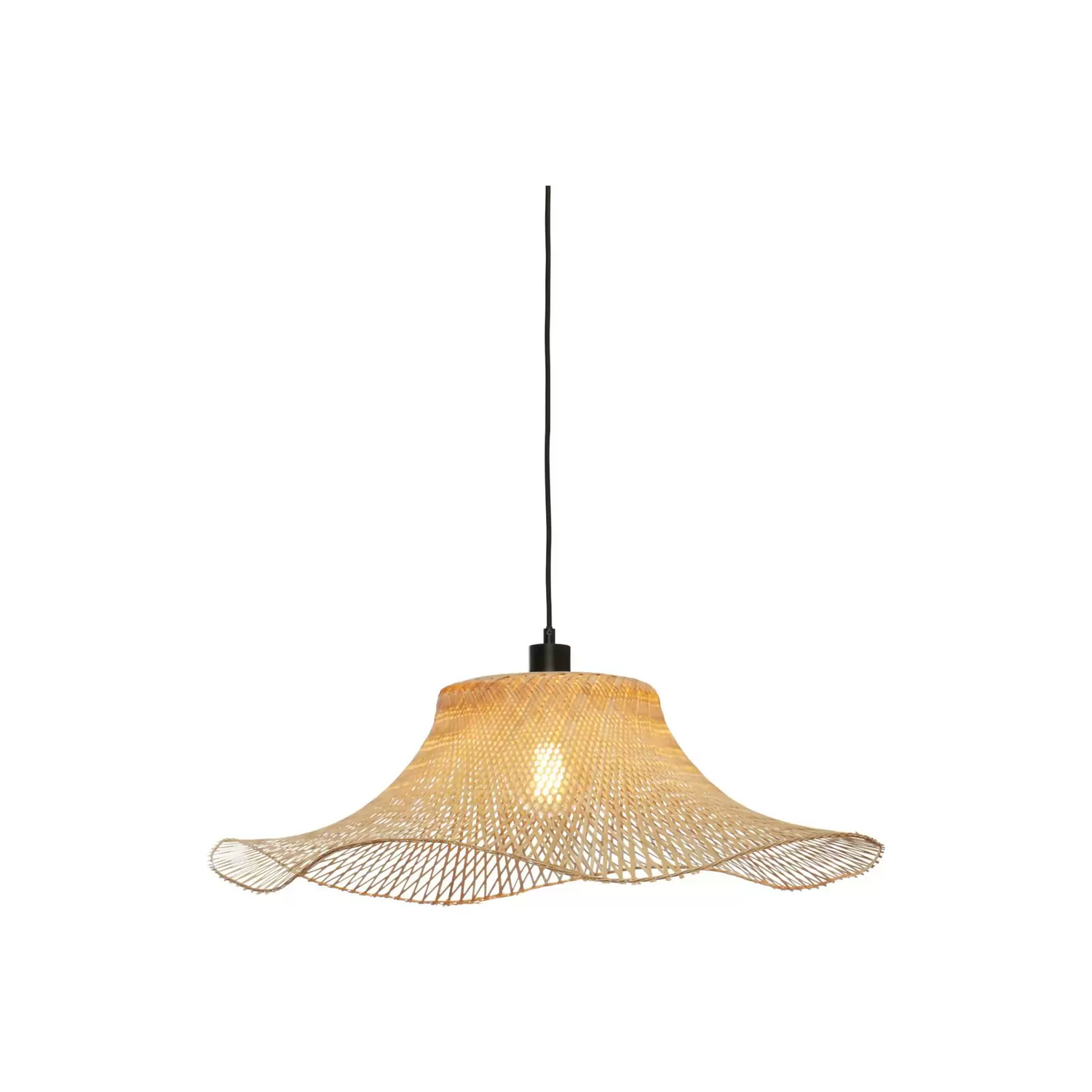 Good & Mojo Ibiza Hängelampe ø 65 Cm Natur Hängeleuchte Lampe Leuchte Spot E27 B-Ware - 8716248090346