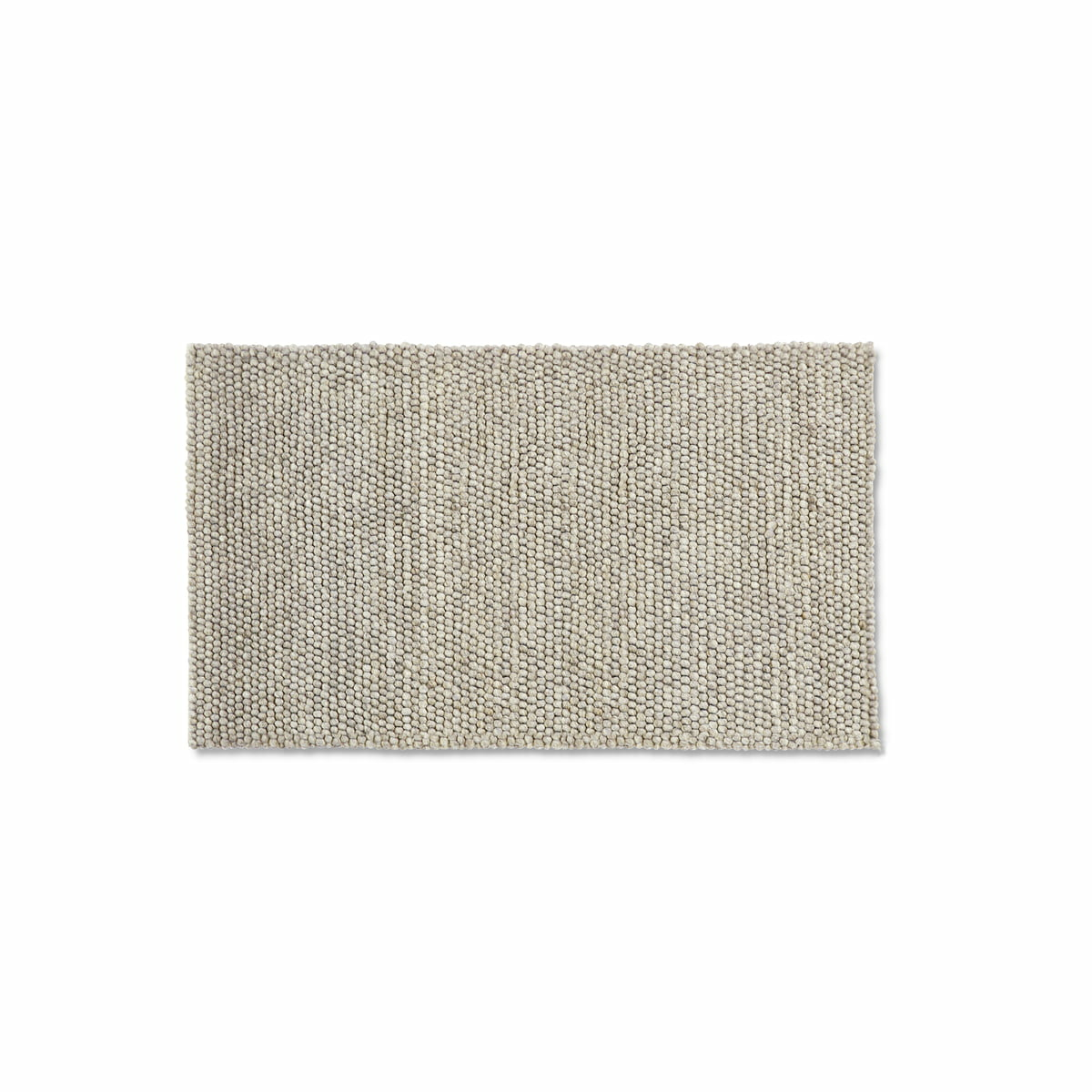 Hay Peas Teppich Flachgewebeteppich Vorleger Läufer Baumwolle 80x140cm Soft Grey B-Ware