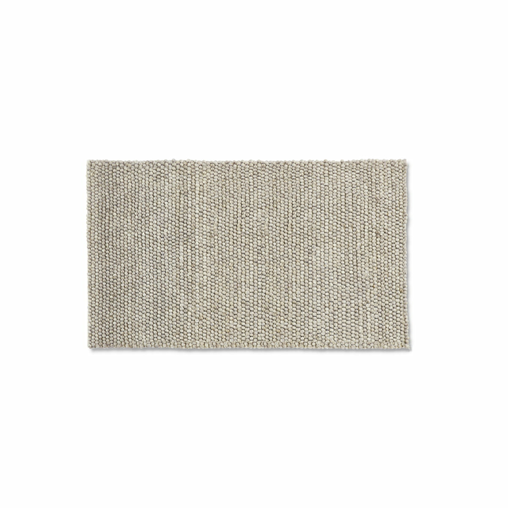 Hay Peas Teppich Flachgewebeteppich Vorleger Läufer Baumwolle 80x140cm Soft Grey B-Ware