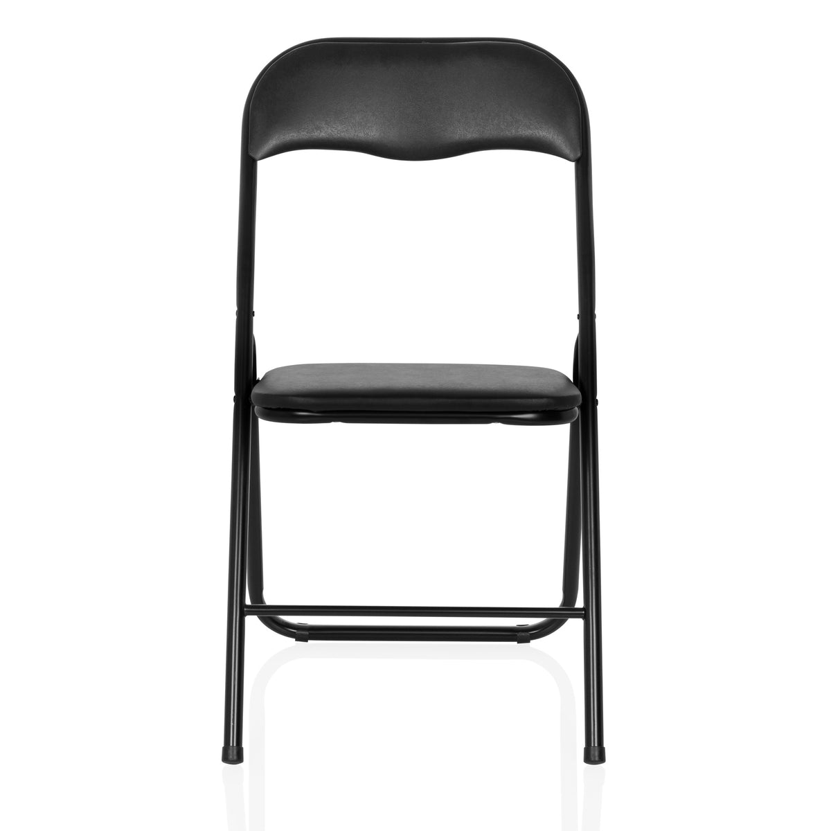 hjh OFFICE TUDELA BASIC PVC schwarz Konferenzstuhl Besucherstuhl Klappstuhl913 - 4064323037750
