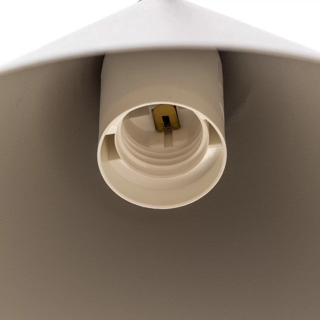 Hängeleuchte Cono einflammig Ø 25 cm beige Deckenlampe Lampe Leuchte Spot Licht