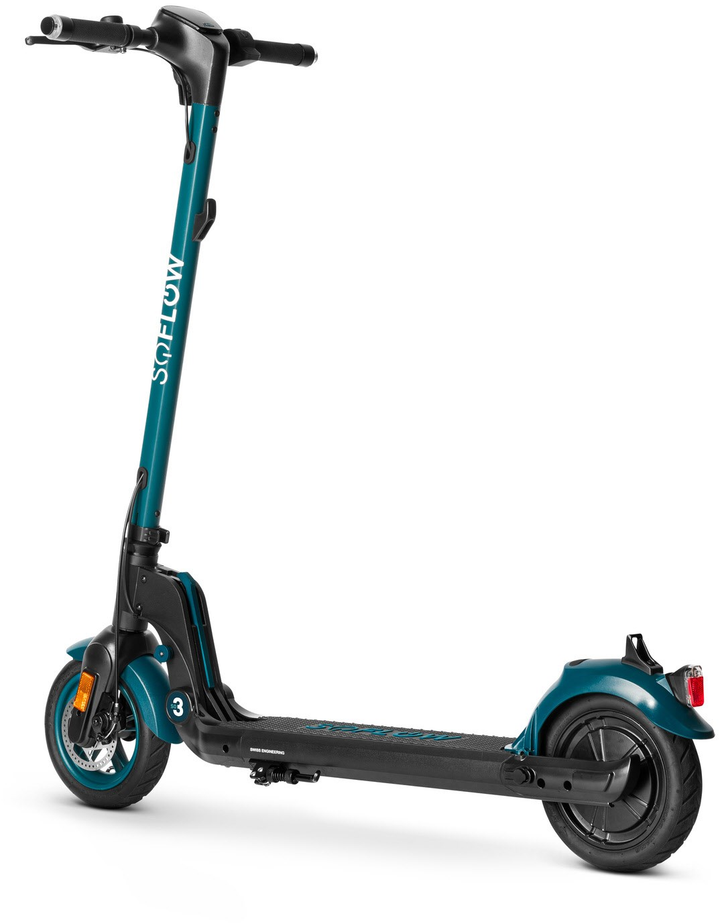 SOFLOW SO3 7.8 AH Gen 2 Blinker E-Scooter 8,5 Zoll Grün Schwarz DEFEKTWARE