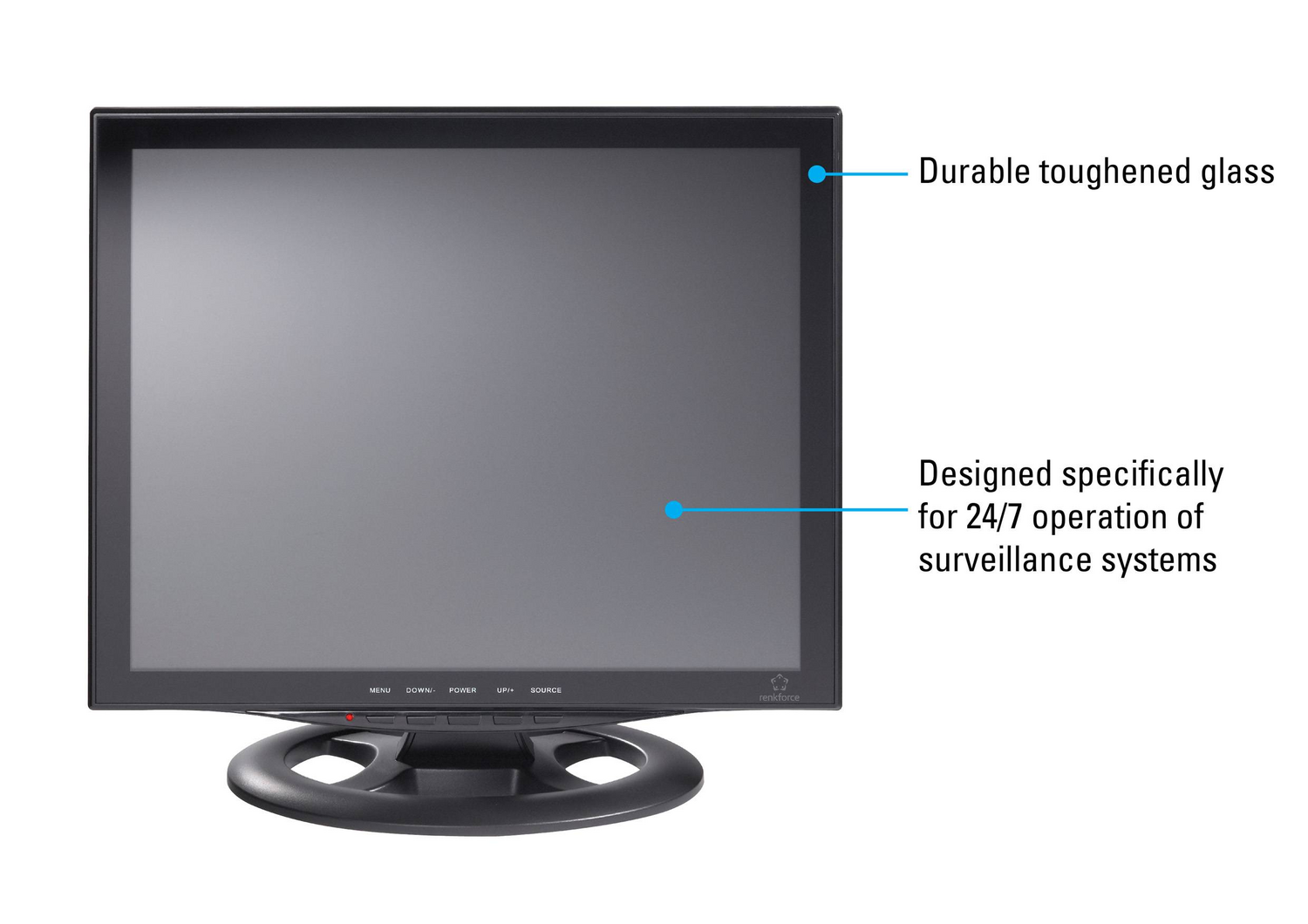 B-Ware Renkforce Lcd überwachungsmonitor Monitor Pc überwachung Bildschirm 17" Schw847 - 4016138823240