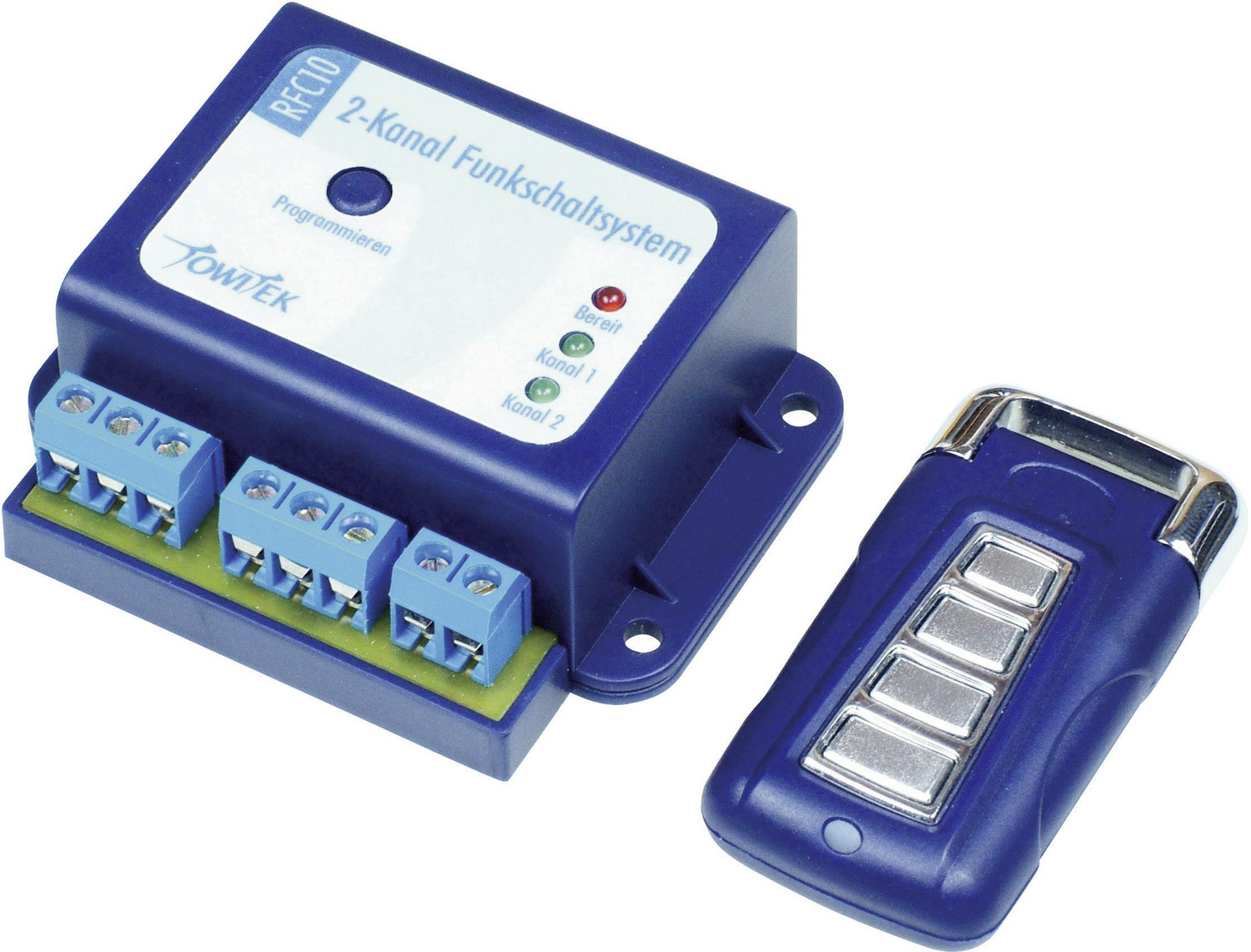 Towi Tek Funkschaltsystem Inkl. Handsender Reichweite Max Im Freifeld 50m 12 V726 B-Ware