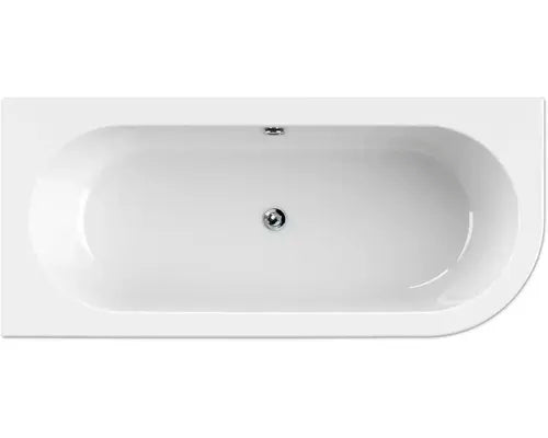 B-Ware Form&Style Badewannen Set Eckbadewanne Vorwandbadewanne Sansibar 80x180cm Weiß  - 4306516023738