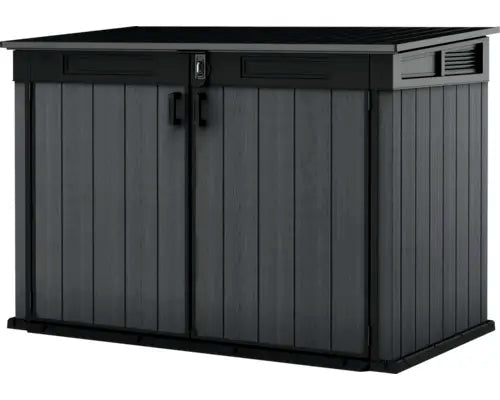 B-Ware Keter Mülltonnenbox Fahrradgarage Cortina Kunststoff Anthrazit 190,5 X 109,3 Cm - 4306516025312