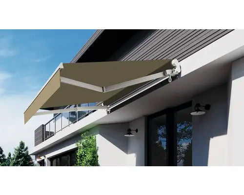 B-Ware Markise Gelenkarmmarkise 5x3m Sonnenschutz Sand Beige Lotuseffekt Perlweiß  - 4306516433209