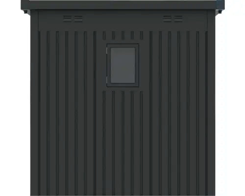 B-Ware Konsta Gartenhaus Geräteschuppen Grillhaus Frontseite 230x113x222cm Anthrazit  - 4306516693610