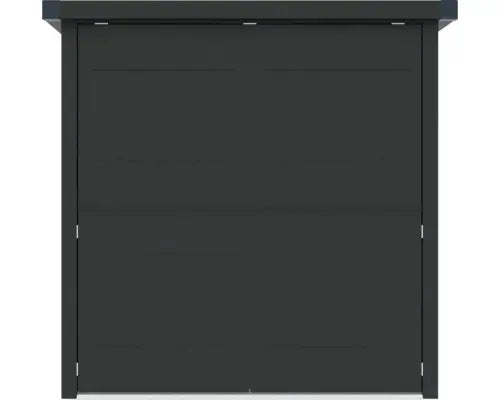 B-Ware Konsta Gartenhaus Geräteschuppen Grillhaus Frontseite 230x113x222cm Anthrazit  - 4306516693610
