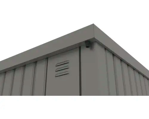 B-Ware Konsta Fahrradgarage Fahrradbox Garage Metall Grau Für 4 Fahrräder 162x211x151cm - 4306516766079