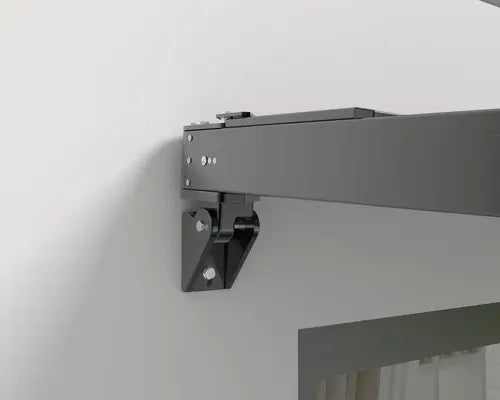 B-Ware Pergola Stoffdach Anthrazit Gestell Ral 9011 Graphit Motor Led Remote 394x394 Cm - 4306517555054