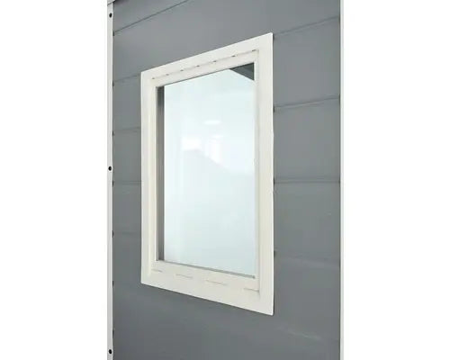 B-Ware Keter Gartenhaus Gerätehaus Hütte Manor Kunststoff Fußboden Fenster Grau - 4306517614676