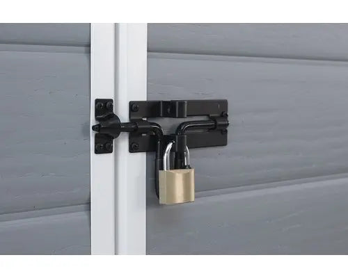 B-Ware Keter Gartenhaus Gerätehaus Hütte Manor Kunststoff Fußboden Fenster Grau - 4306517614676