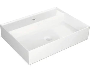 B-Ware Jungborn Waschtisch Waschbecken Quattro 61 X 46 Cm Badezimmer Weiß Glänzend