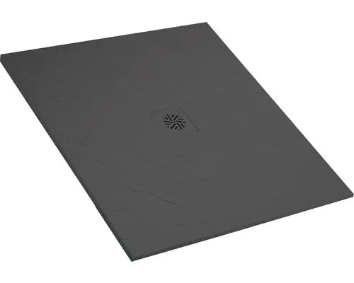 B-Ware Jungborn Duschwanne Duschbecken Cento Dusche 90 X 90 X 24 Cm Schwarz Matt  - 4306517918095