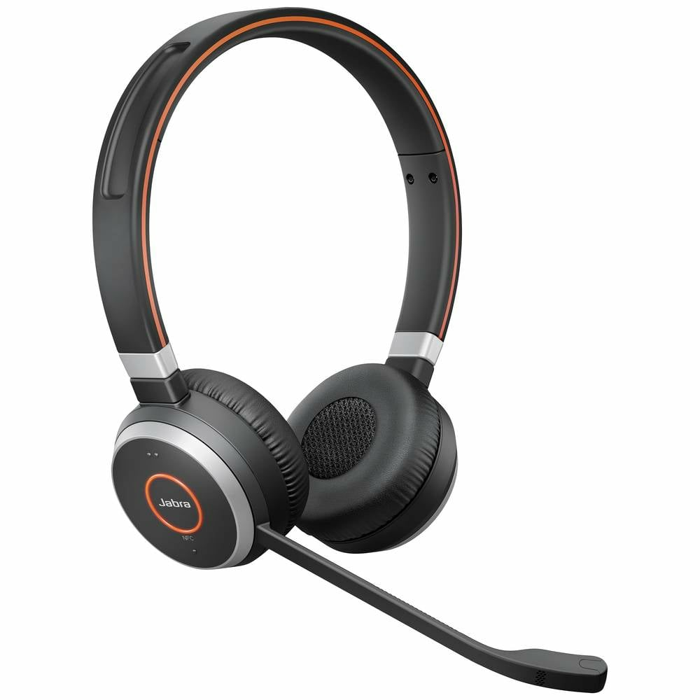 Casque téléphonique Jabra Evolve 65 Second Edition pour MS Teams, casque supra-auriculaire Bluetooth
