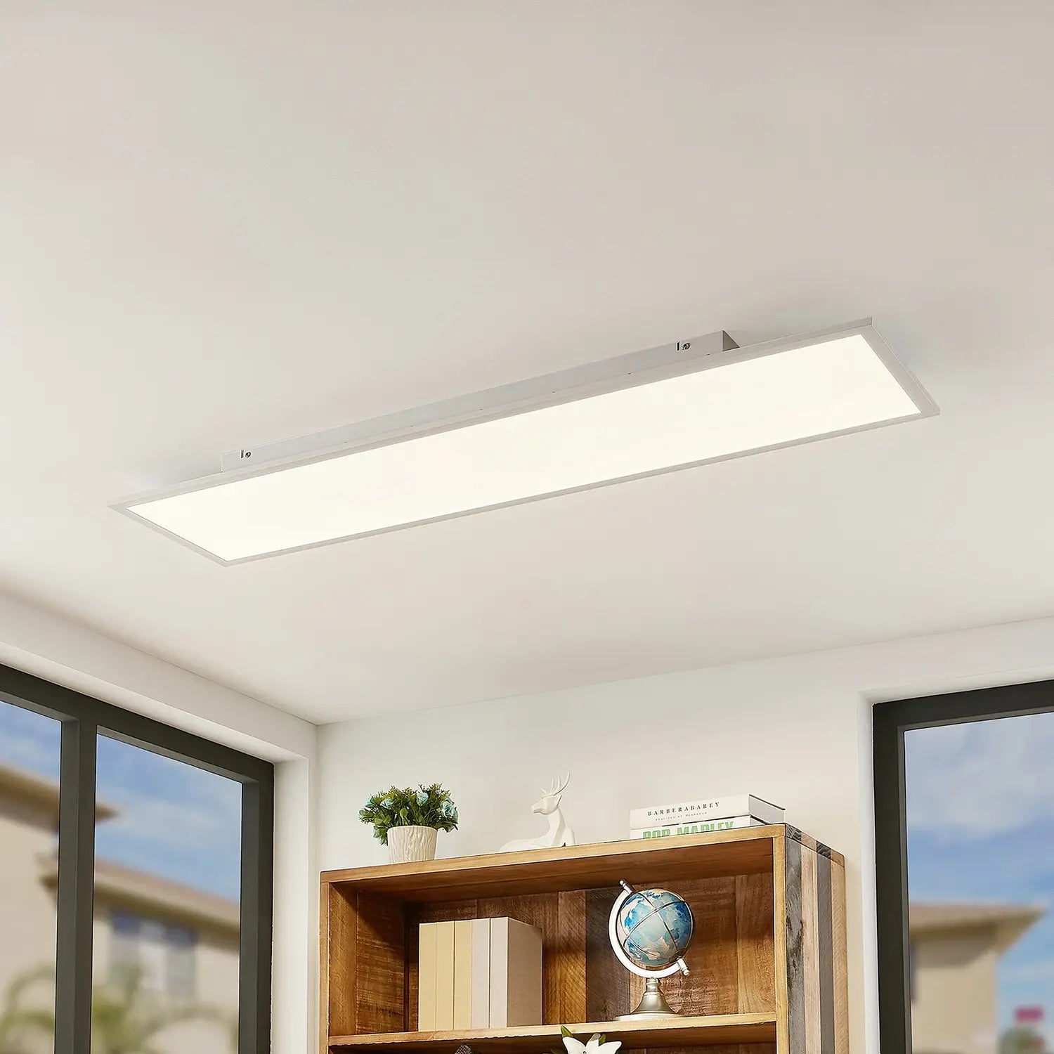B-Ware Lindby Deckenleuchte Lampe Quais Led Panel Licht Weiß 4000 K 30 X 120 Cm Leuchte - 4321096581591