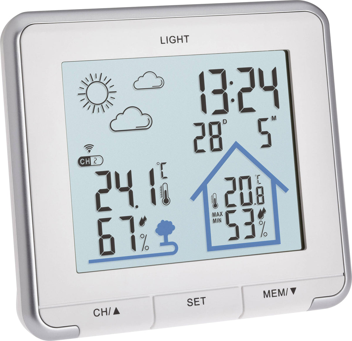 TFA Dostmann LIFE 35.1153.02 Funk-Wetterstation Wetter Thermometer Hygrometer 1x - 4009816033871