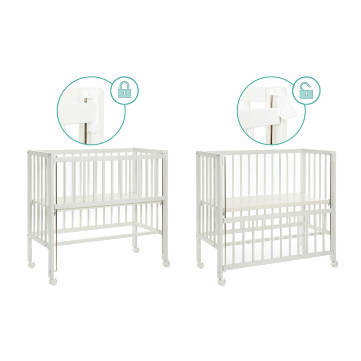 fillikid Beistellbett Cocon Babybett Kinderbett Beistell-Bett Bett Baby-Bett