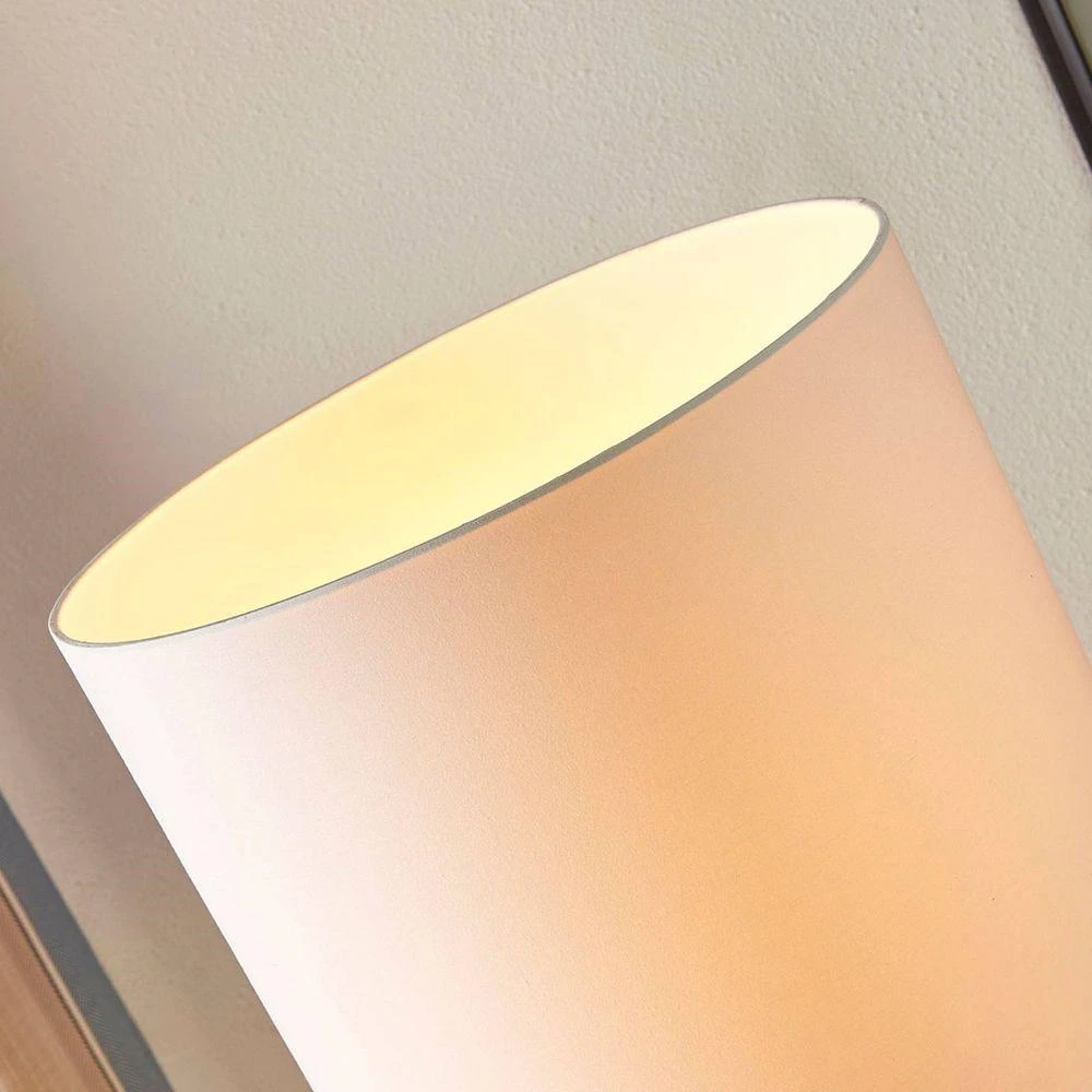 Lampadaire Lindby Parsa de seconde catégorie, éclairage LED, culot E27, 1 ampoule