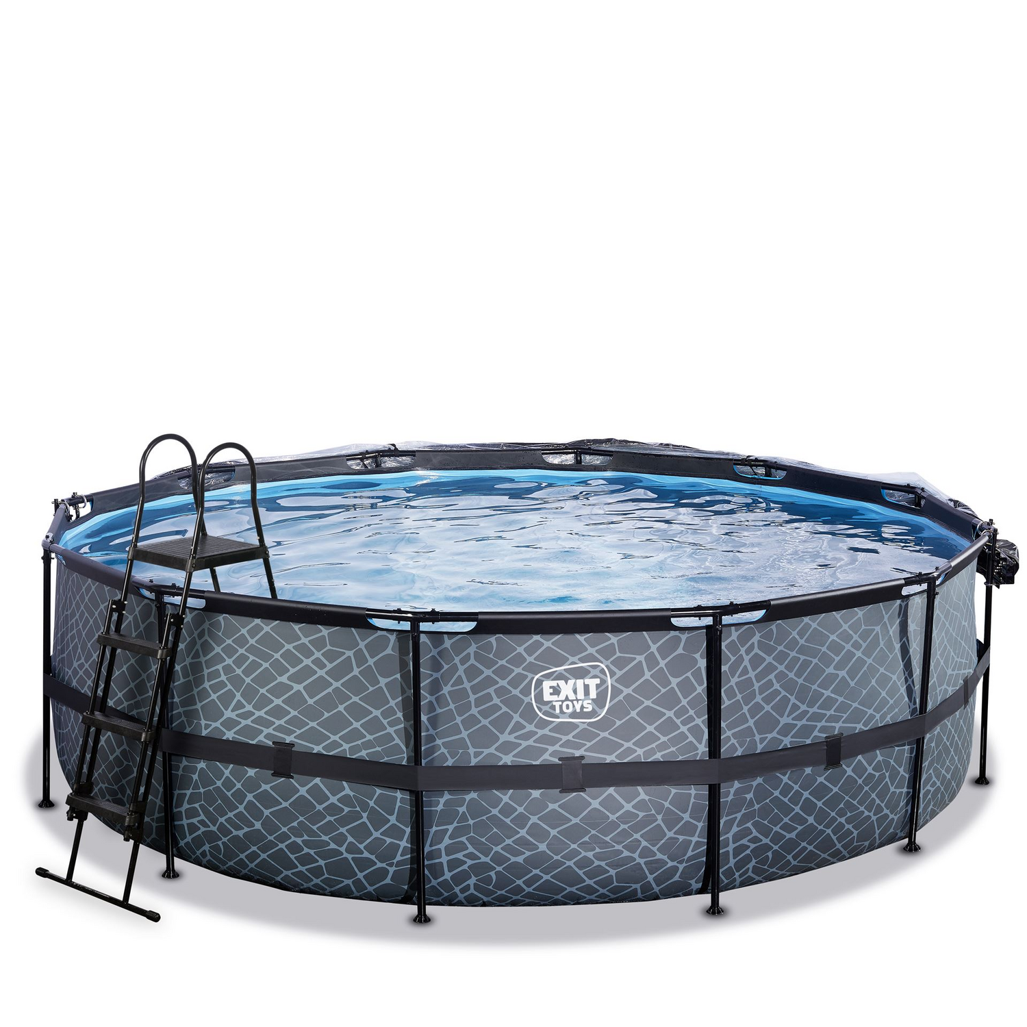Exit Stone Pool 450x122cm Schwimmbecken Becken Schwimmbad Swimmingpool47 B-Ware